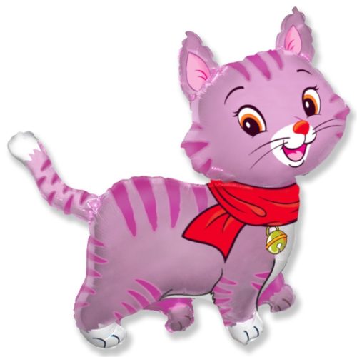 Шар фигурный, Мой милый котенок (розовый)