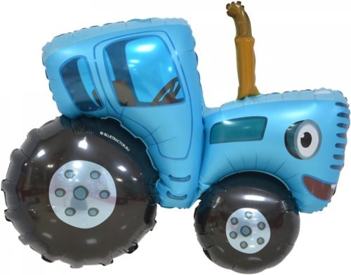 Шар фигурный, Синий трактор 106 см