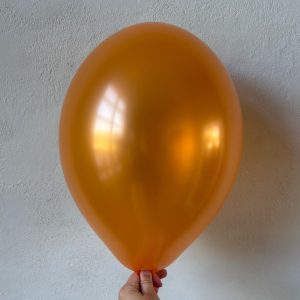 Шар металлик оранжевый