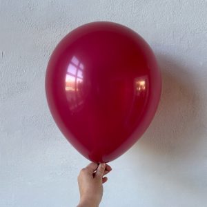 Шар пастель бордовый