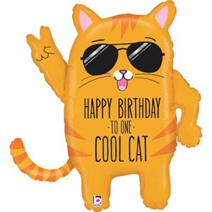 Шар фигурный Кот "HB TO ONE COOL CAT"