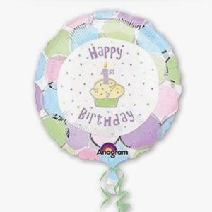Круг Happy Birthday maffin на 1 год