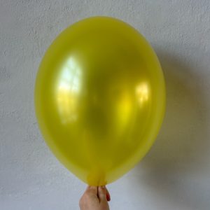 Шар металлик желтый
