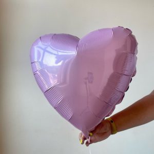 Шар сердце розовый нежный 45 см, Испания