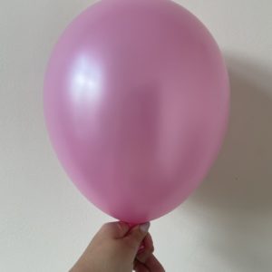 Шар металлик розовый