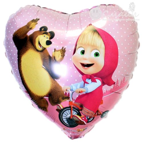 Сердце "Маша и Медведь"