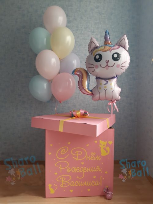 Коробка с котёнком