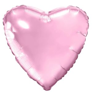 Сердце Розовый нежный 45см, Россия