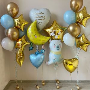 Выписка с Месяцем и мишкой