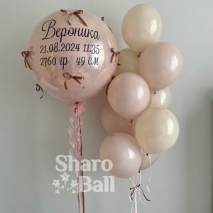 Сет "Пыльная Роза" с бантиками