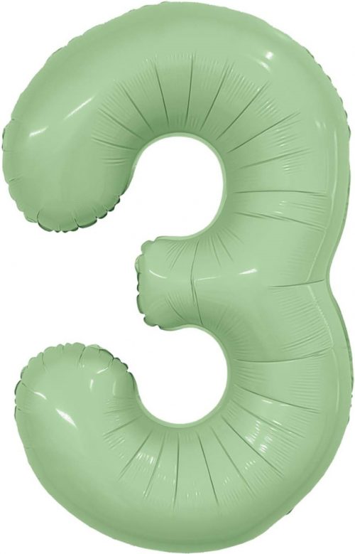 Agura Цифра "3" Slim, олива
