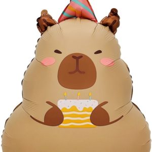 Шар фигурный Капибара с тортиком