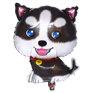 Шар фигурный, Собака Хаски, 66см