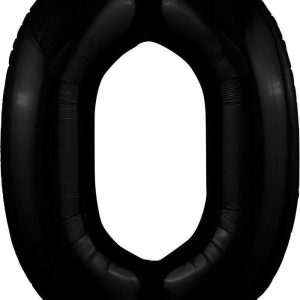 Aqura цифра 0 черный блеск Slim
