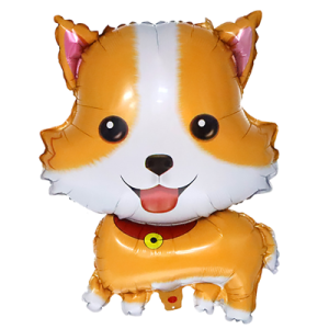 Шар фигурный, Собака Корги, 66см