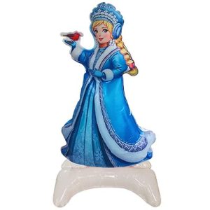 Шар фигурный снегурочка