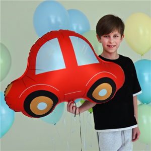 Шар фигурный машина красная