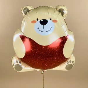 Шар фигурный влюбленный мишка