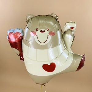 Шар фигурный мишка танцующий