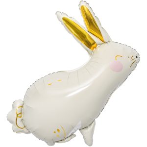 Шар фигурный зайка с золотыми ушками