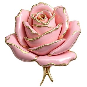 Шар фигурный роза объемная розовая