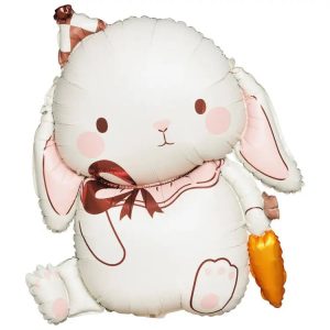 Шар фигурный зайка с морковкой