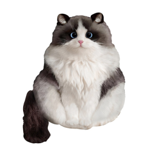 Шар фигурный кот пушистый